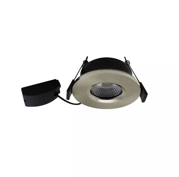 7W LED Fire-Rated Bathroom Downlight IP65  Dimmable