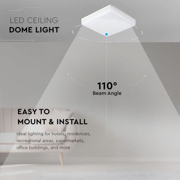 15W LED Ceiling Bulkhead Light Square/ Round
