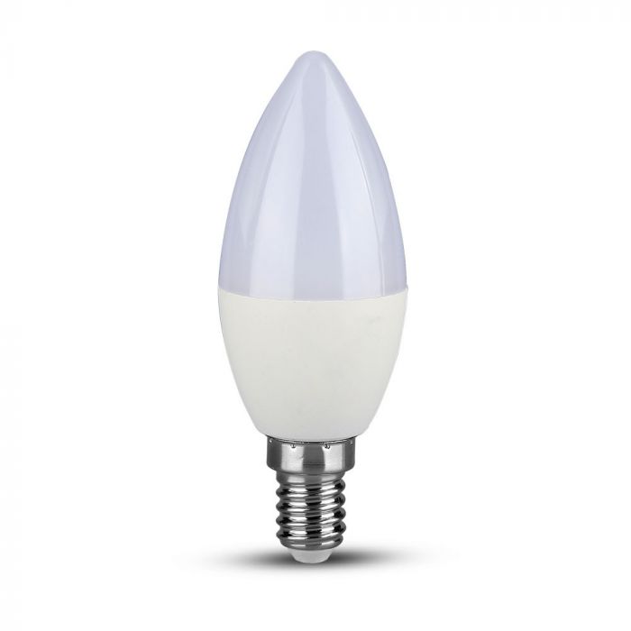 5.5W Plastic Candle Bulb C37 E14