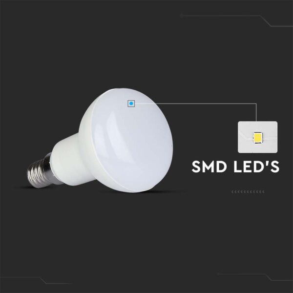 6W LED Plastic Bulb R50 E14