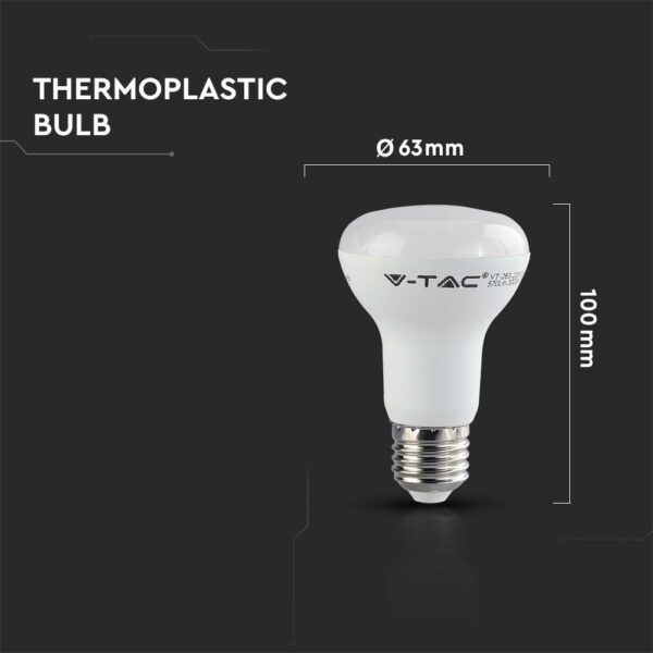 8W R63 LED Bulb E27