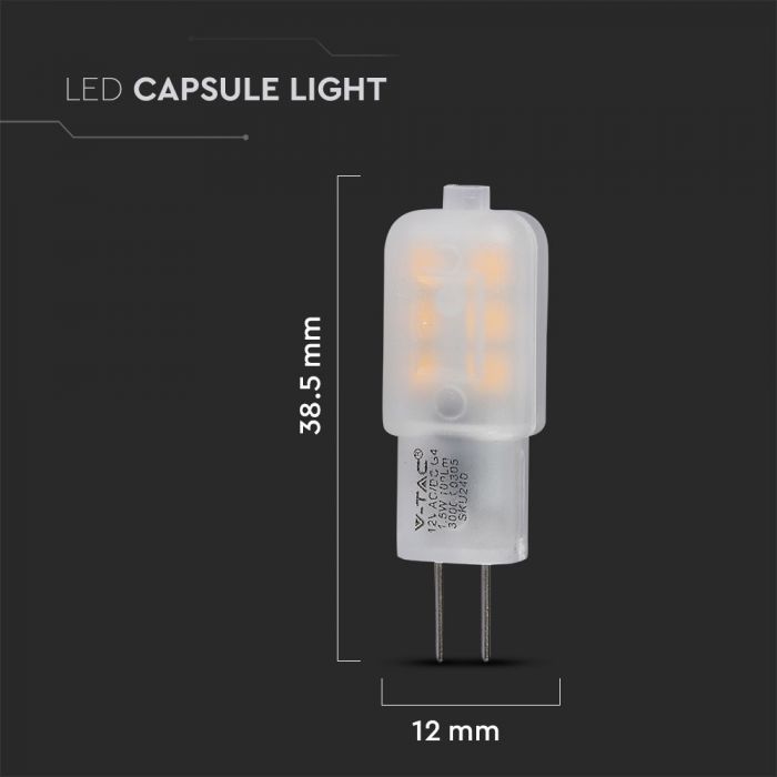 1.5W LED Plastic Capsule Bulb