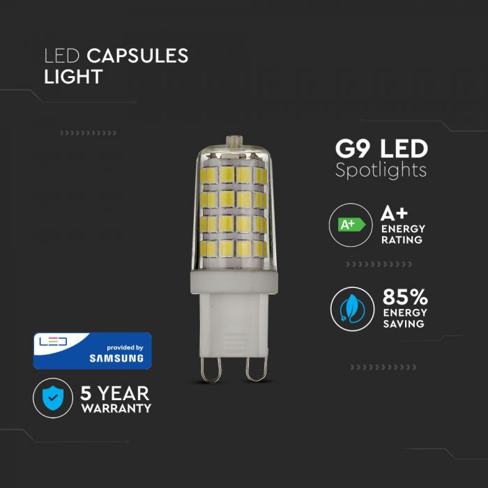 3W G9 LED Plastic Capsule Bulb