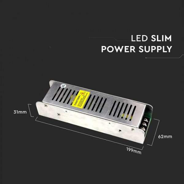 150W LED Power Supply - TRIAC Dimmable - 12V - 12.5A Metal