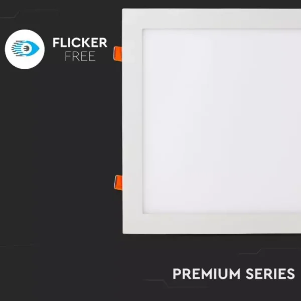 18W LED Recessed Panel Square with Driver