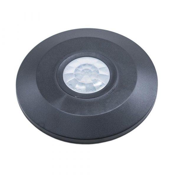 PIR Ceiling Sensor Flat Surface Black 360 degree