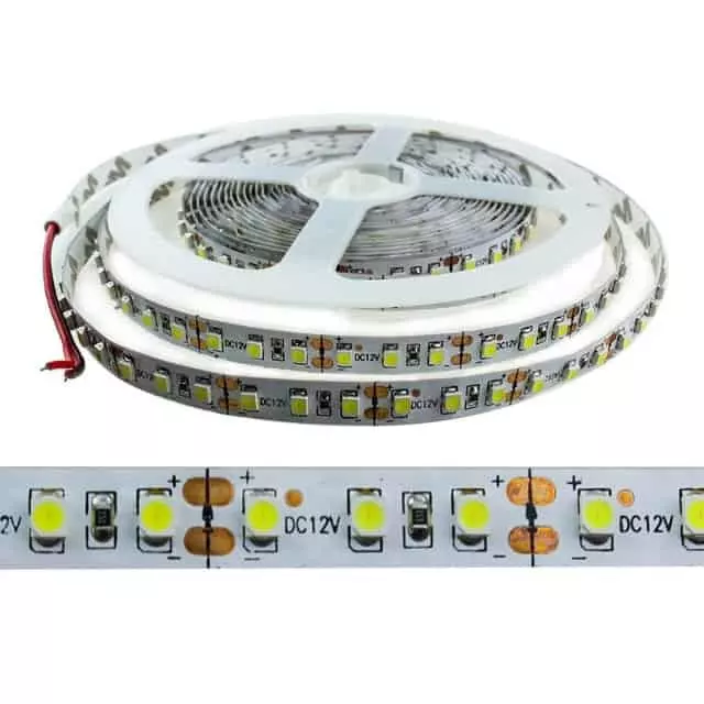 6W LED Strip 60 LED's IP20 12V  5m Reel SMD2835 [High Lumen]