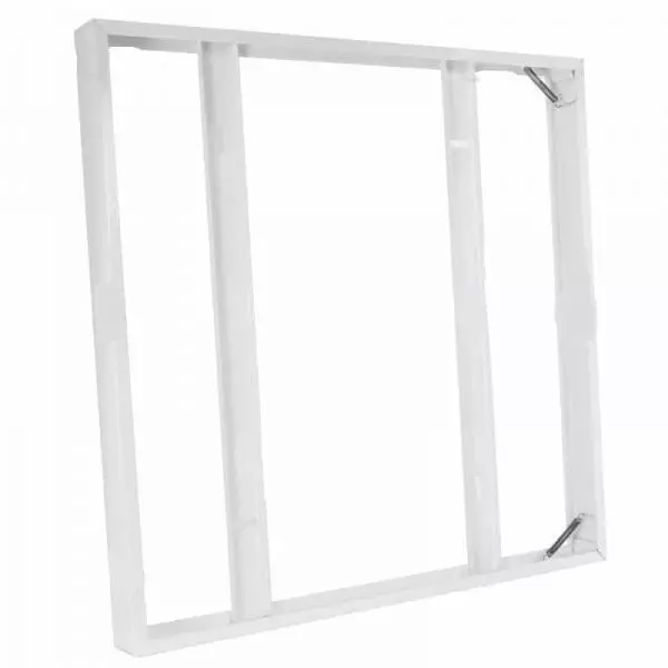 600x600 Surface Mounting Metal Frame for LED panels - White
