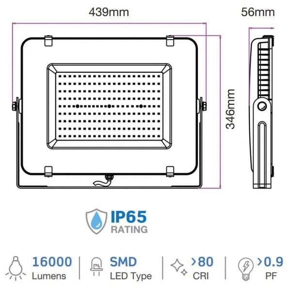 200W LED Floodlight SMD IP65