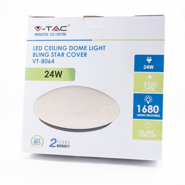24W LED Dome Light 330*102mm