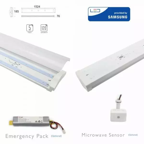 60W LED Grill Fitting-152cm with Samsung Chip 4000K