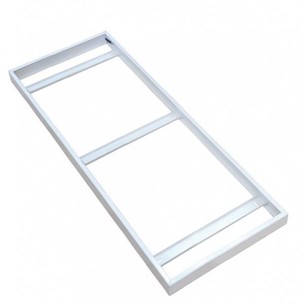 1200x600 Surface Mounting Metal Frame for LED panels - White