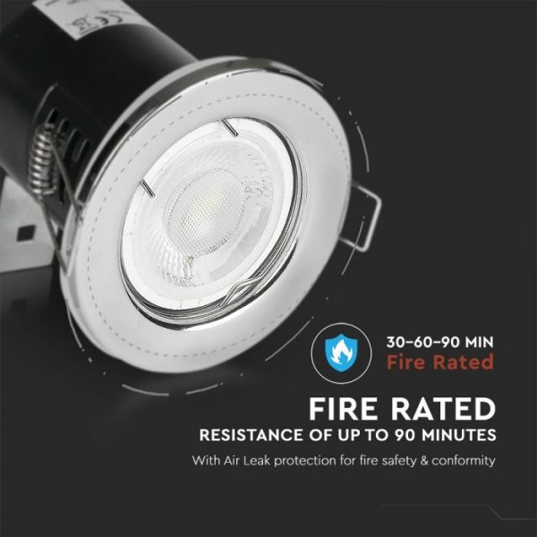 Fire Rated Downlight Fitting GU10 3W BULB IP20