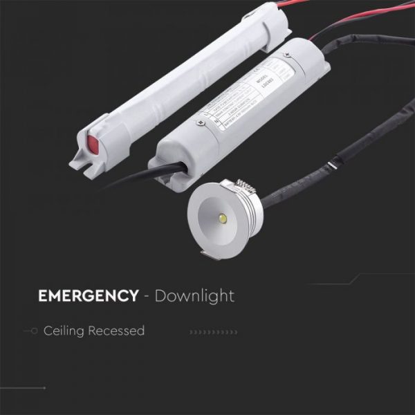 3W LED Emergency DownLight 5500K