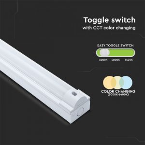 40W LED Batten Fitting -127cm with Samsung Chip CCT:3in1, 5y Warranty