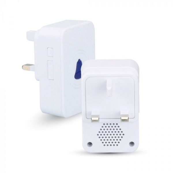 White Doorbell Chime Receiver Box