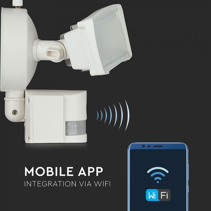 Wi-Fi security floodlight, PIR Floodlight camera