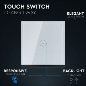 1 Gang 1 Way Touch Switch