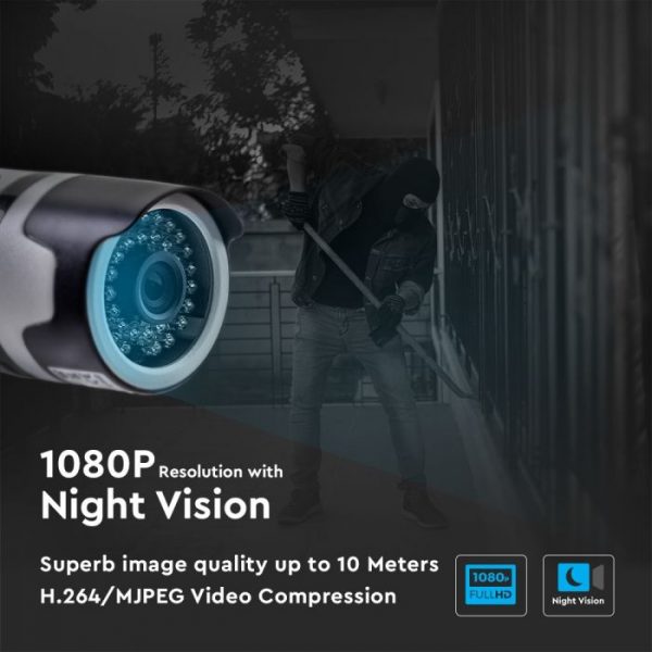 1080P IP Indoor and Outdoor Camera UK Plug