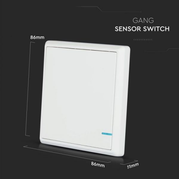 1 Gang Way Sensor Switch IP54