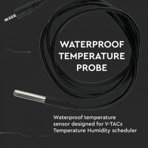 Waterproof Temperature Probe compatible with Amazon Alexa and Google Home