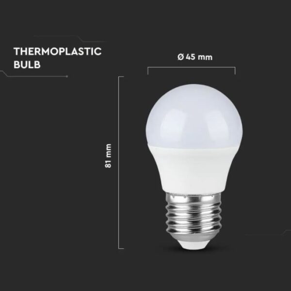 5.5W G45 Plastic Bulb Samsung Chip E27