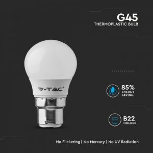 5.5W G45 Plastic Bulb B22 with Samsung SMD Chip