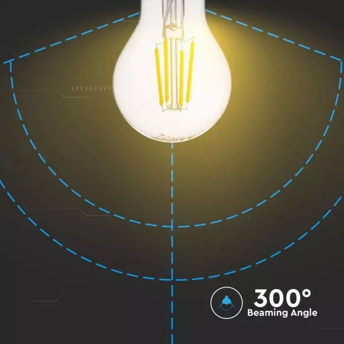 4W A60 Filament Bulb Clear Cover with Samsung Chip