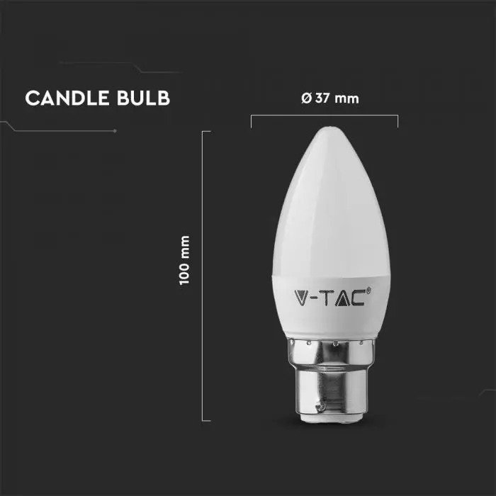 5.5WPlastic Candle Bulb - Samsung Chip
