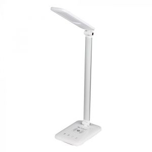 7W Led Table Lamp with Wireless Charger CCT 3in1 White