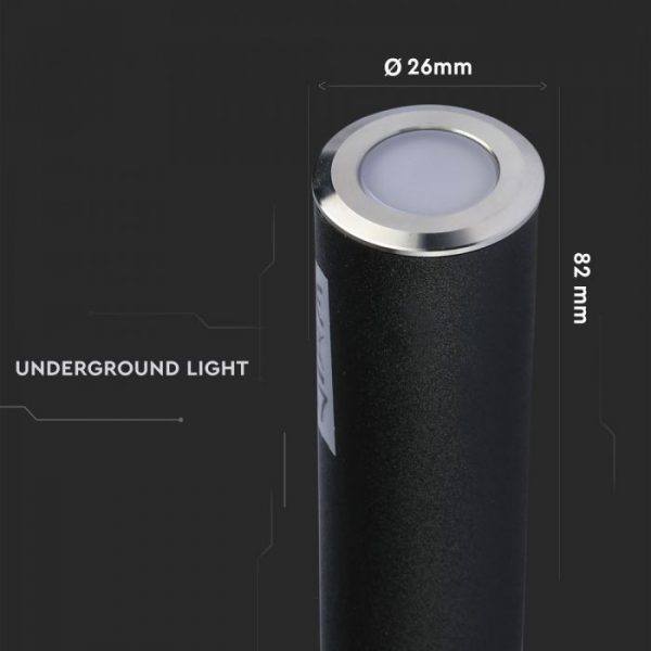 0.5W LED Underground Step Light 12V 3000K IP67