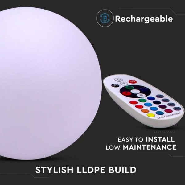Led Ball Light RGB 30x29cm