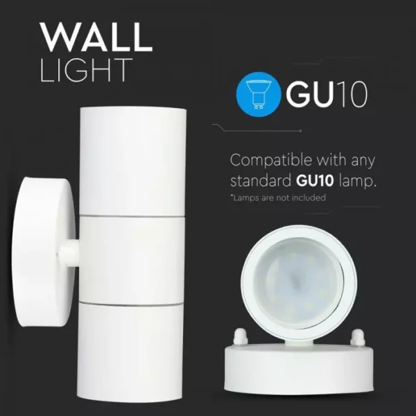 GU10 Wall Fitting-Adjustable Head 1Way IP44