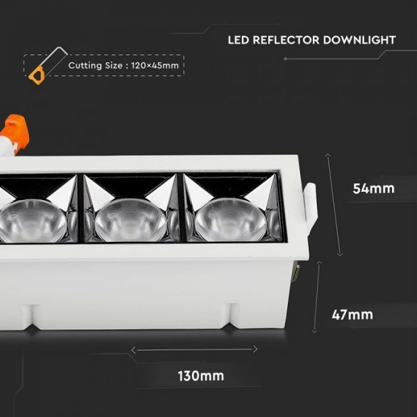 12W LED Reflector Downlight 12 degree Beam Angle