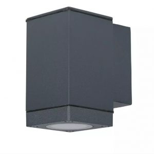 GU10 Wall Lamp Dark Grey (Down lighting)