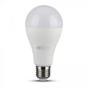 15W A65 BULB COMPATIBLE WITH AMAZON ALEXA AND GOOGLE HOME COLORCODE:RGB+WW+CW E27
