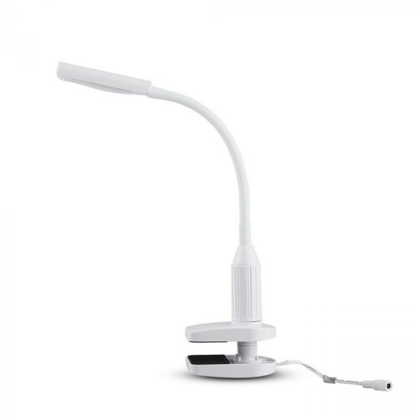 7W LED Clip Lamp White Body 3000K