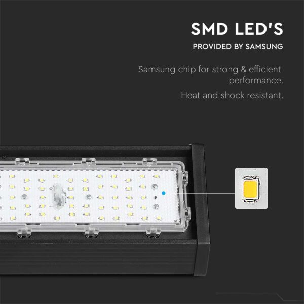 100W Linear High Bay Light Samsung LED Black Body