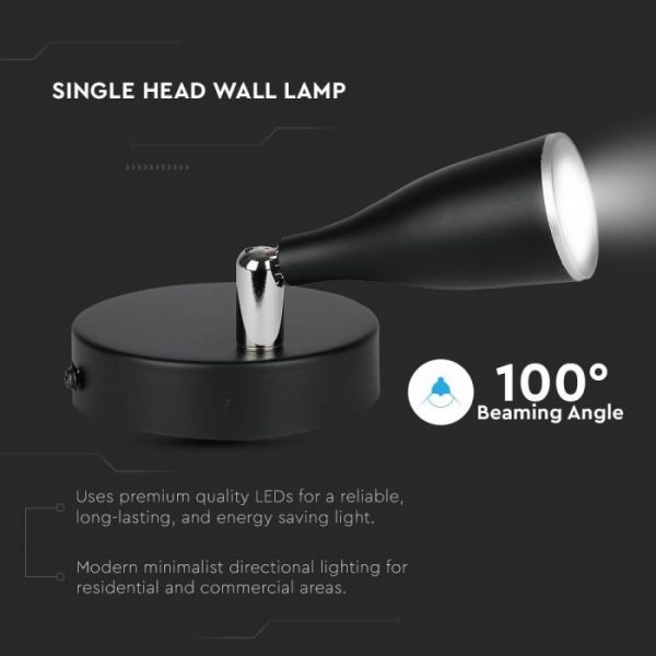 4.5W Single-Head Wall Light IP20 3000K/ 4000K