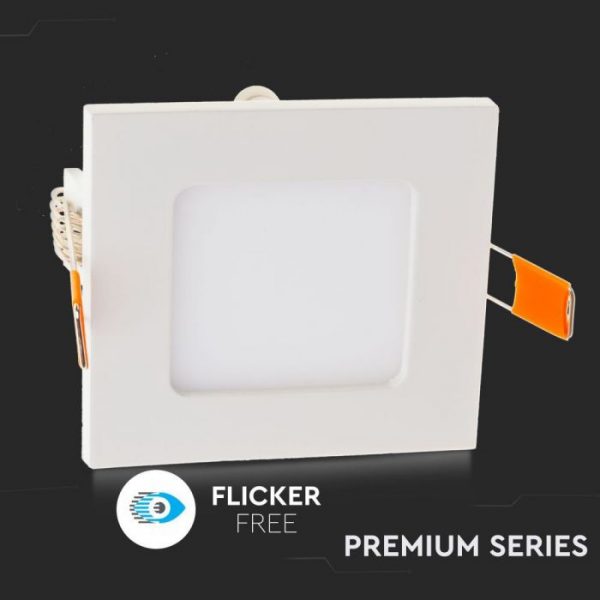 3W LED Recessed Panel Square with Driver