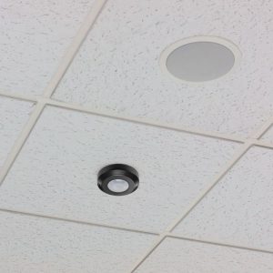 PIR Ceiling Sensor Flat Black 360 degree