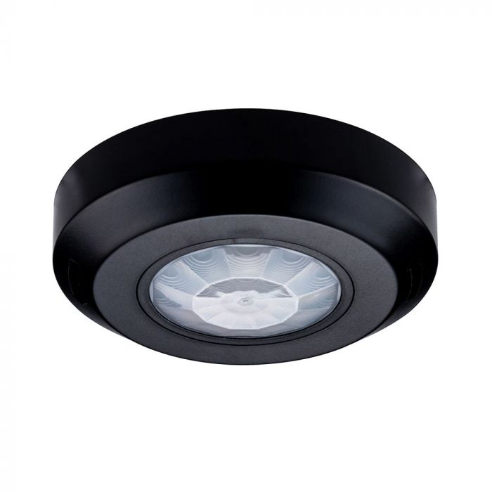 PIR Ceiling Sensor Flat Black 360 degree