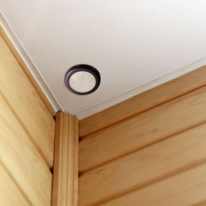 Recessed PIR Ceiling Sensor Black 360 degree