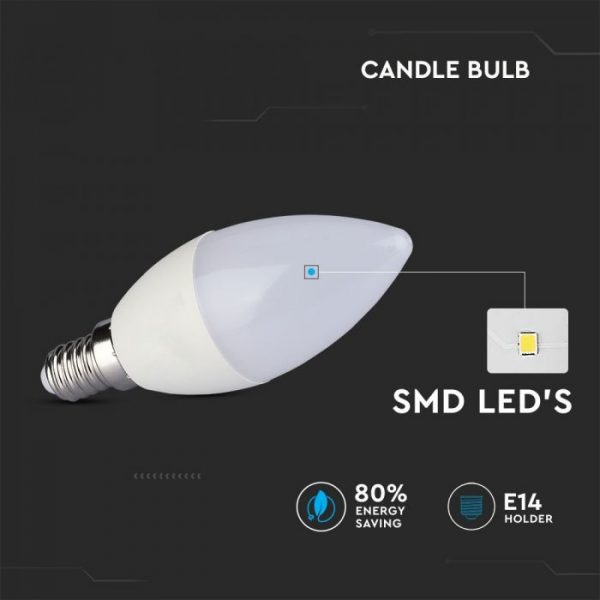 4W LED Candle Bulb E14