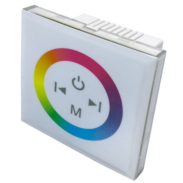 LED RGB Sensor Dimmer Wall Mountable White