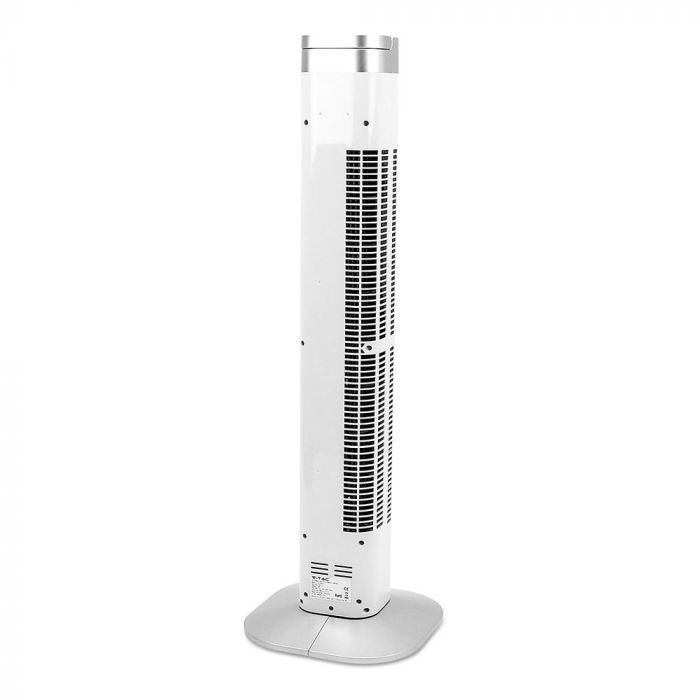 36 inch 55W Oscillating Tower Fan White
