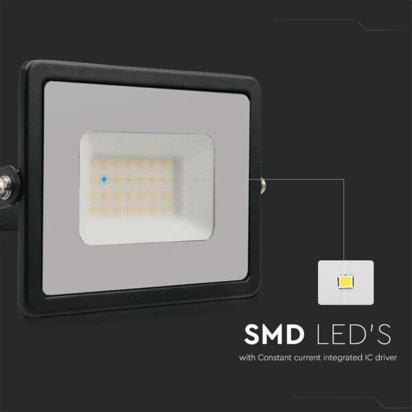 30W SMD Floodlight E Series 2510 Lumens IP65