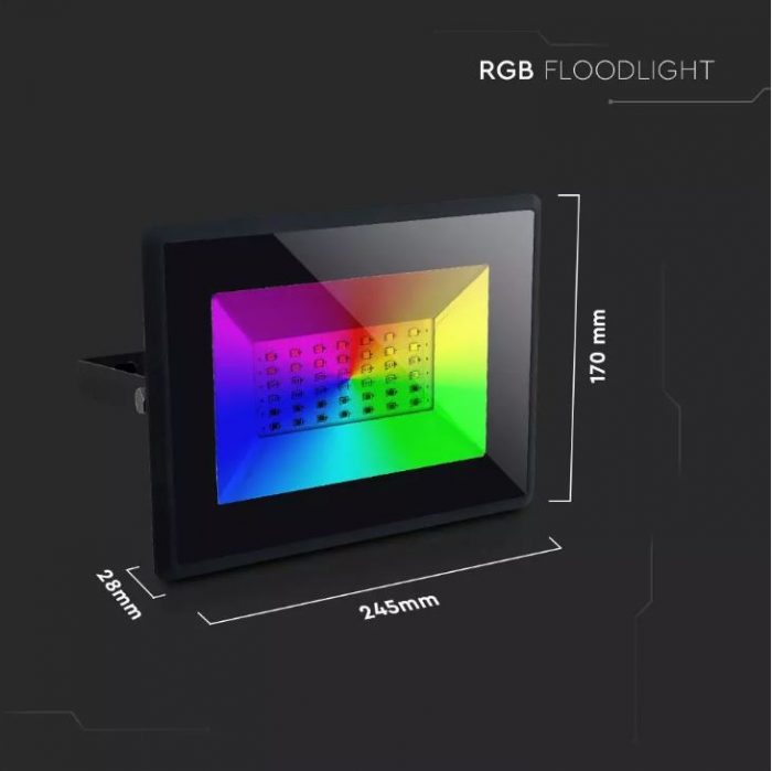 50W RGB Floodlight, V-Tac VT-4932