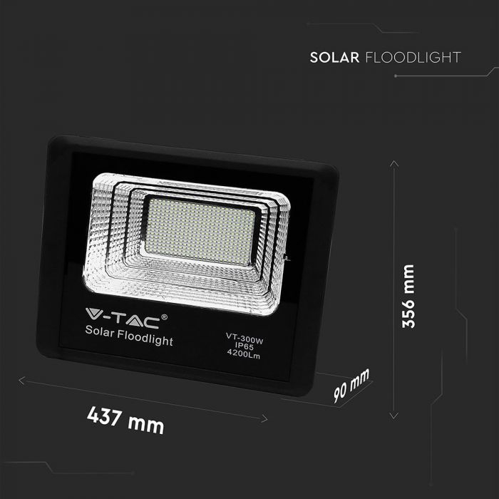50W solar powered floodlight