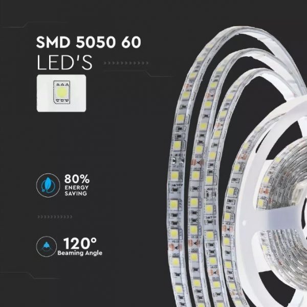 9W LED Strip Kit 60 LED's IP65 12V - 5m Reel